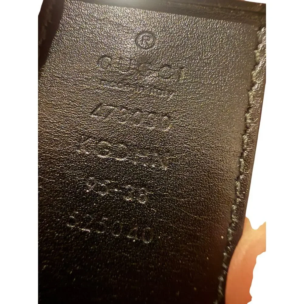 Gucci GG Supreme Canvas Belt Men's Sz. 38